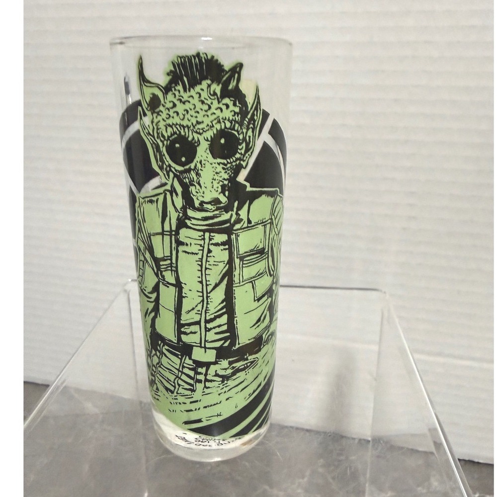 Zak Designs Star Wars Greedo Bounty Hunter Tall Shot Glass Green Black 15369